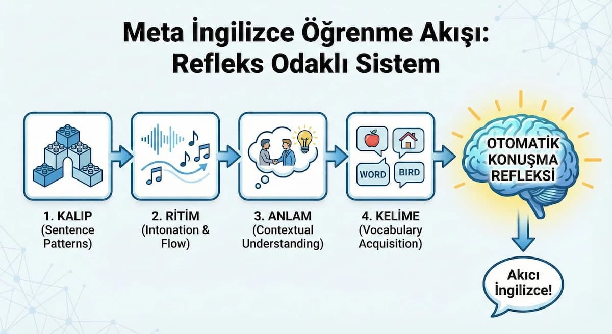 Meta İngilizce ile konuşma refleksi kazanma
